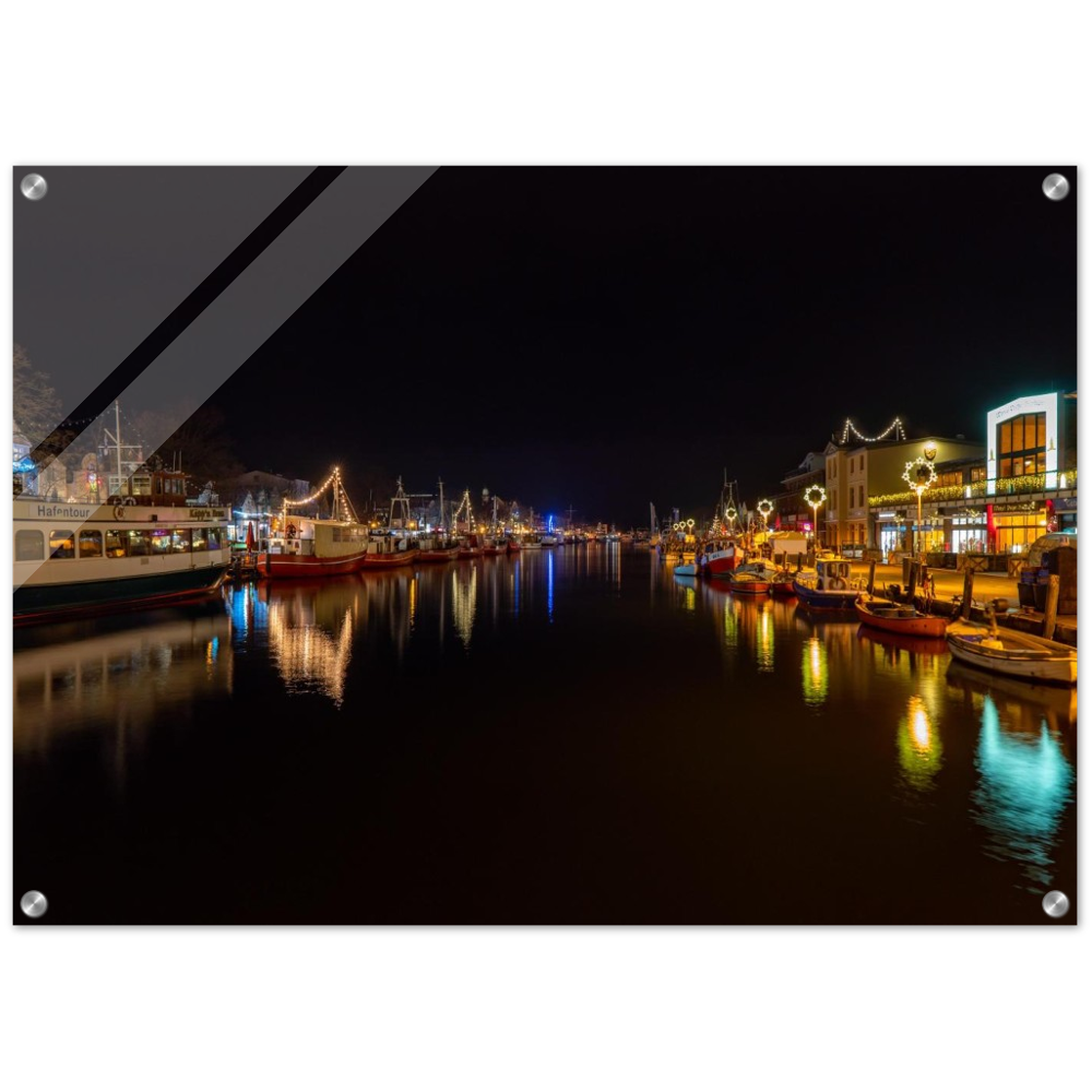 Warnemünde bei Nacht