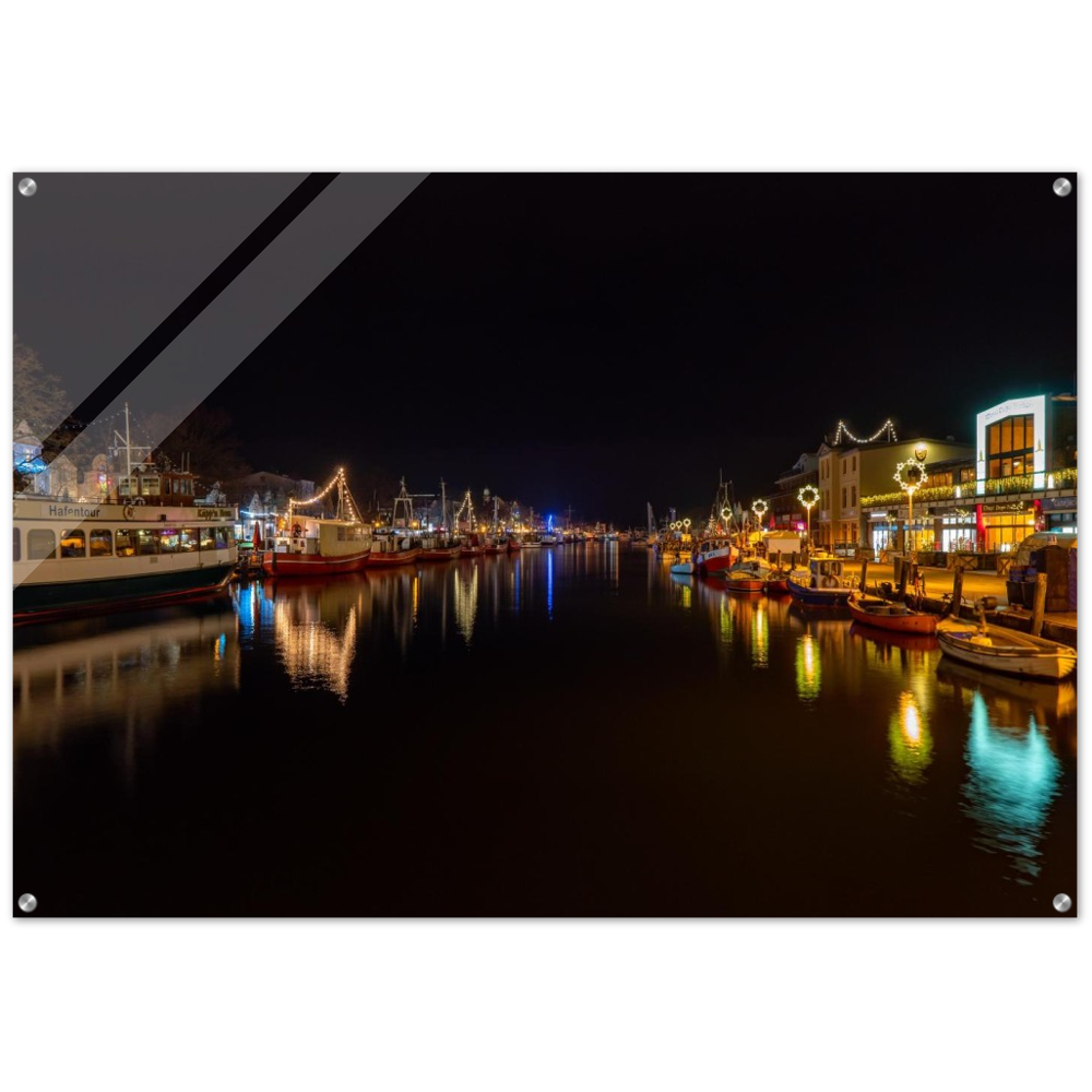 Warnemünde bei Nacht