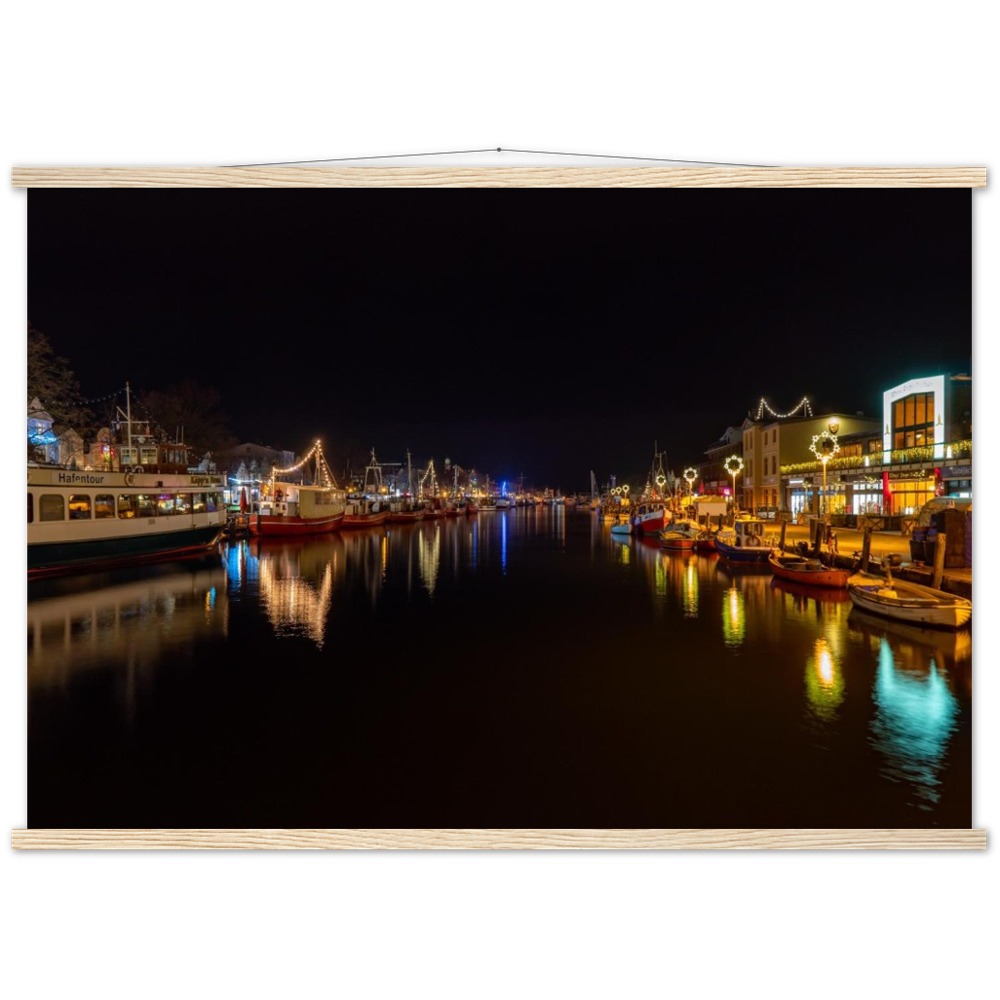 Warnemünde bei Nacht