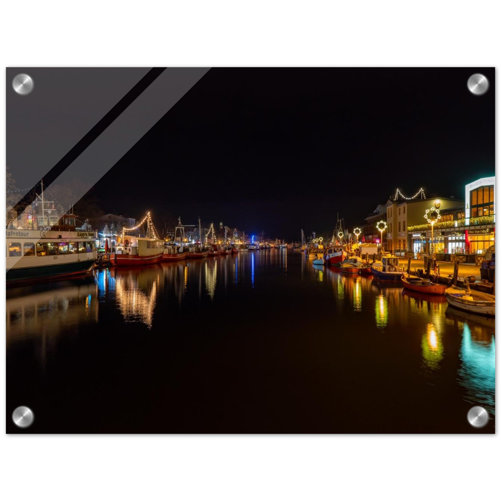 Warnemünde bei Nacht