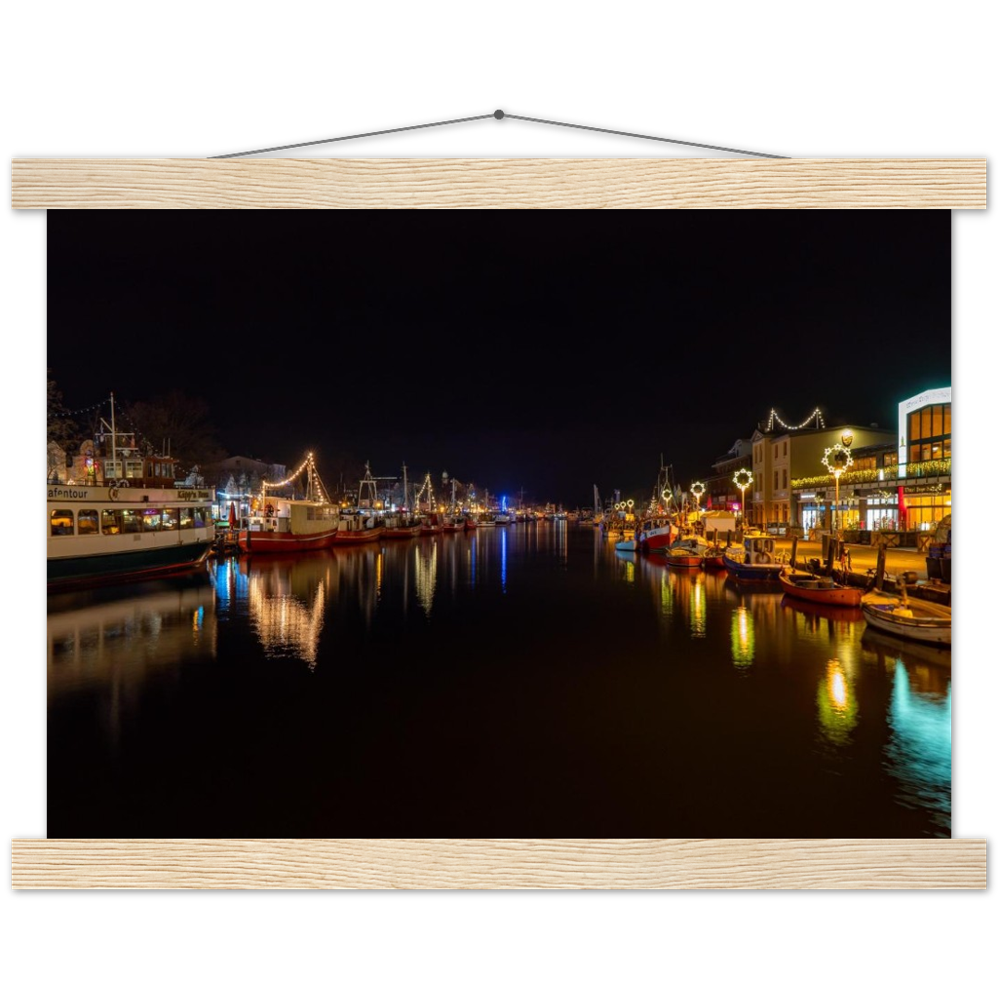 Warnemünde bei Nacht
